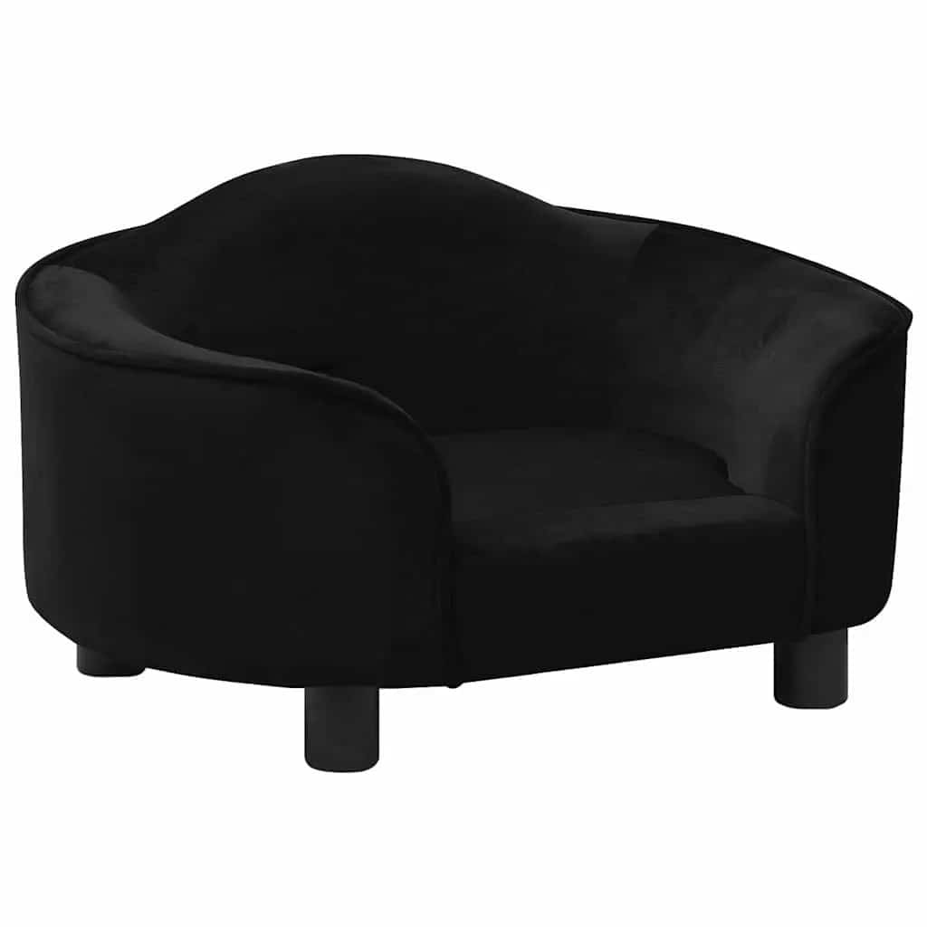 Koiran Sohva Musta 67X47X36 Cm Plyysi