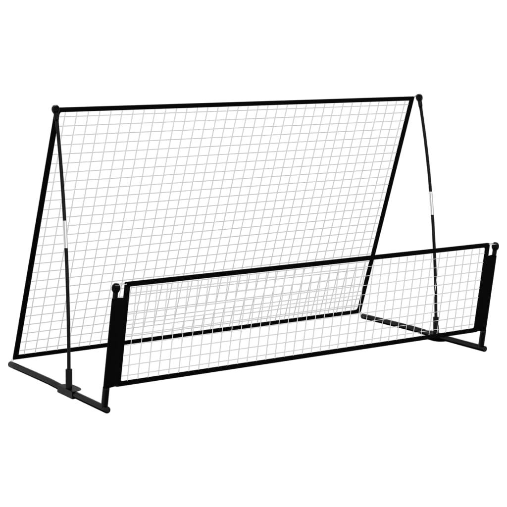 2 In 1 Jalkapallon Palauttaja Maali 202X104X120 Cm Teräs