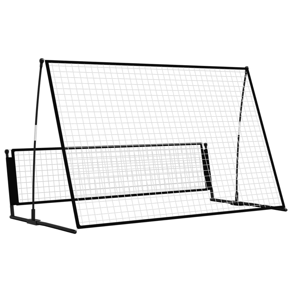 2 In 1 Jalkapallon Palauttaja Maali 202X104X120 Cm Teräs