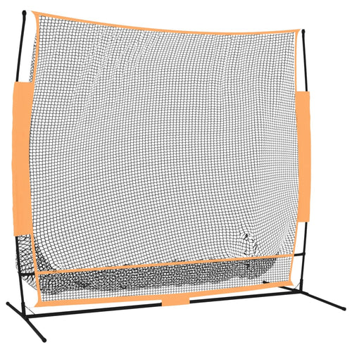 Golf Harjoitusverkko Musta Ja Oranssi 215X107X216 Cm Polyesteri