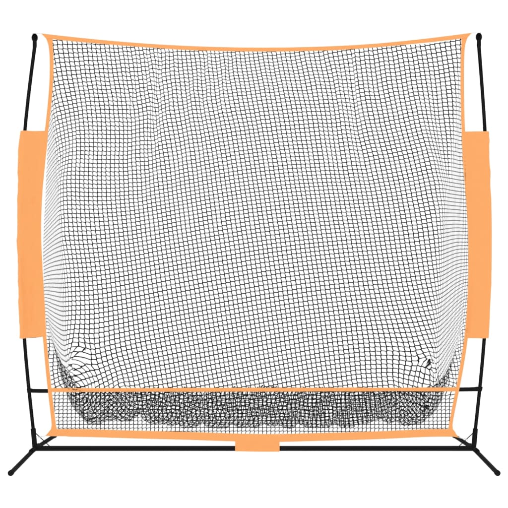 Golf Harjoitusverkko Musta Ja Oranssi 215X107X216 Cm Polyesteri