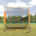Golf Harjoitusverkko Musta Ja Oranssi 215X107X216 Cm Polyesteri